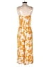 Lascana 100% Viscose Tropical Yellow Jumpsuit Size 8 - photo 2