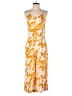 Lascana 100% Viscose Tropical Yellow Jumpsuit Size 8 - photo 1