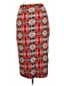Eye Candy Print Red Casual Skirt Size 1X - photo 2