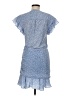 Veronica Beard 100% Silk Blue Casual Dress Size 8 - photo 2