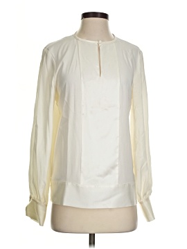 Brooks Brothers Long Sleeve Silk Top