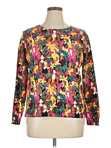 Attitudes by Renee Long Sleeve Blouse (view 1)