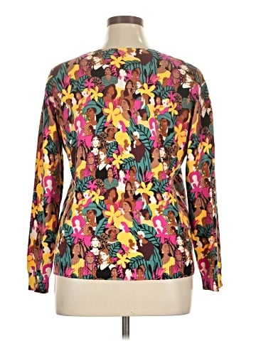Attitudes by Renee Long Sleeve Blouse (view 2)