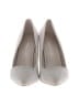Aldo Metallic Ivory Silver Heels Size 6 1/2 - photo 2