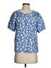 Ann Taylor Blue Short Sleeve Blouse Size XS - photo 1