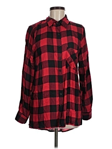Rebellion Long Sleeve Button-Down Shirt (view 1)