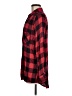 Rebellion 100% Rayon Plaid Red Long Sleeve Button-Down Shirt Size M - photo 5