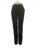 H&M 100% Viscose Stripes Black Dress Pants Size 4 - photo 1
