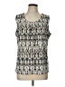 Jones Studio Silver Sleeveless Blouse Size L - photo 1