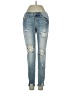 KANCAN JEANS Hearts Blue Jeans Size 24 waist - photo 1