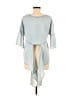 Express Blue 3/4 Sleeve Top Size M - photo 2