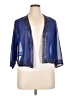 Jkara 100% Polyester Blue Kimono Size 14 - photo 1