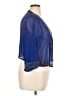 Jkara 100% Polyester Blue Kimono Size 14 - photo 4