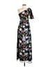 Sachin + Babi 100% Polyester Tropical Floral Blue Casual Dress Size 0 - photo 1