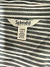 Splendid 100% Viscose Stripes Silver Long Sleeve Button-Down Shirt Size L - photo 7