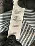 Splendid 100% Viscose Stripes Silver Long Sleeve Button-Down Shirt Size L - photo 8