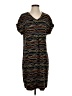 Mata Traders Stripes Multi Color Black Casual Dress Size S - photo 1
