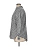 Harshman 100% Cotton Stripes Black 3/4 Sleeve Button-Down Shirt Size XL - photo 5
