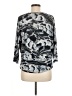 Clara Sun Woo Silver 3/4 Sleeve Blouse Size M - photo 2