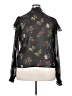 Forever 21 Plus Floral Black Long Sleeve Blouse Size 2X - photo 2