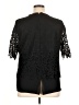 T Tahari 100% Polyester Black Short Sleeve Top Size XL - photo 2
