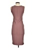 Say What? Solid Brown Casual Dress Size S - photo 2