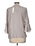 Symphony Gray 3/4 Sleeve Blouse Size M - photo 2