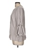 Symphony Gray 3/4 Sleeve Blouse Size M - photo 5