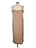 H&M 100% Polyester Solid Tan Casual Dress Size L - photo 2