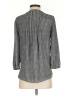 NYDJ 100% Polyester Houndstooth Gray 3/4 Sleeve Blouse Size XS - photo 2