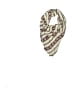 Rock 100% Viscose Ivory Scarf One size - photo 1