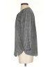 NYDJ 100% Polyester Houndstooth Gray 3/4 Sleeve Blouse Size XS - photo 5
