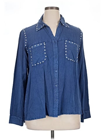 Cato Long Sleeve Button-Down Shirt (view 1)
