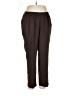 Alia 100% Polyester Solid Brown Casual Pants Size 16 - photo 1