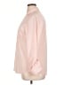 Talbots 100% Polyester Color Block Pink Long Sleeve Blouse Size 14 - photo 5