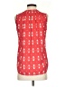 Banana Republic 100% Polyester Red Sleeveless Blouse Size 2 - photo 2