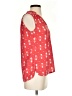 Banana Republic 100% Polyester Red Sleeveless Blouse Size 2 - photo 4