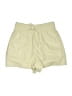 Express 100% Polyester Yellow Shorts Size S - photo 1