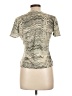 Neiman Marcus 100% Cashmere Chevron-herringbone Green Active T-Shirt Size L - photo 2