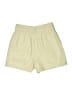 Express 100% Polyester Yellow Shorts Size S - photo 2