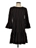 Slate & Willow Stripes Black Casual Dress Size S - photo 1