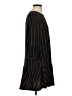Slate & Willow Stripes Black Casual Dress Size S - photo 4