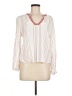 a loves a 100% Rayon Ivory Long Sleeve Blouse Size M - photo 1