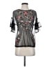Thalia Sodi Black Short Sleeve Blouse Size S - photo 1