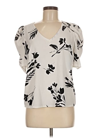 Cynthia Steffe Short Sleeve Blouse (view 1)