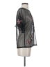Thalia Sodi Black Short Sleeve Blouse Size S - photo 4