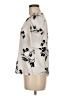 Cynthia Steffe Ivory Short Sleeve Blouse Size M - photo 5