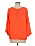 Sam & Lavi 100% Rayon Orange 3/4 Sleeve Blouse Size M - photo 2
