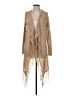 Say What? 100% Acrylic Tan Cardigan Size S - photo 1