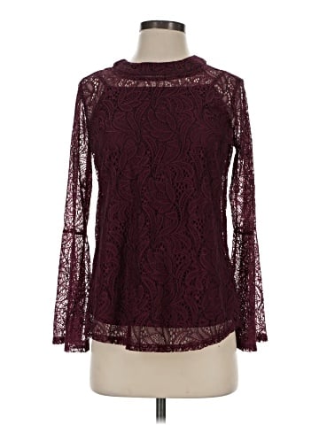 Ultra Pink Long Sleeve Blouse (view 1)